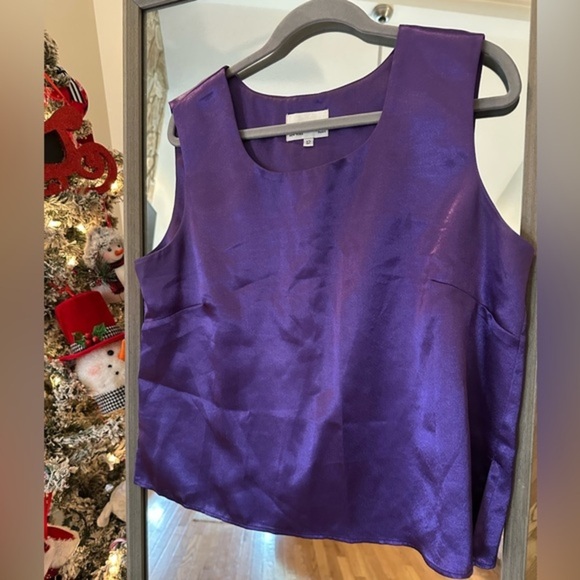 Lily & Taylor Sateen Formal Top‎ Size 12 Vintage - Picture 1 of 5